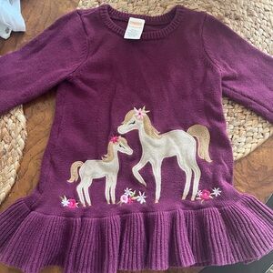 Gymboree plum pony sweater dress 2016